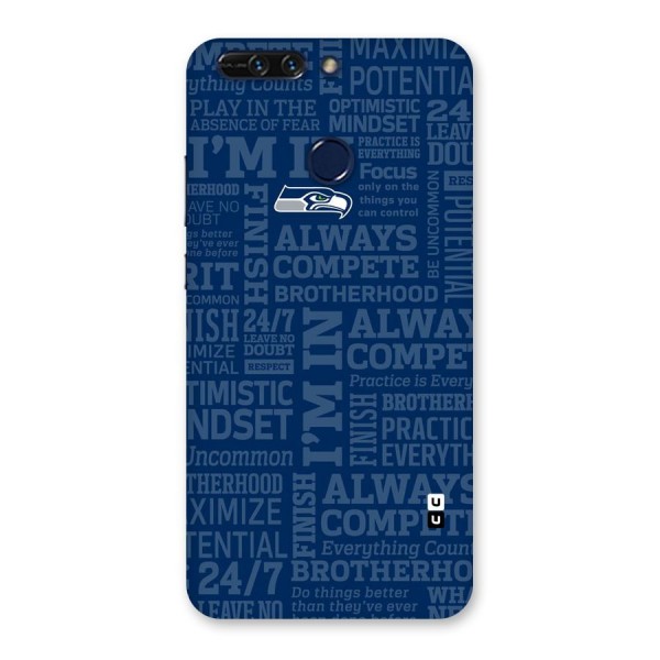 Optimistic Blue Back Case for Honor 8 Pro