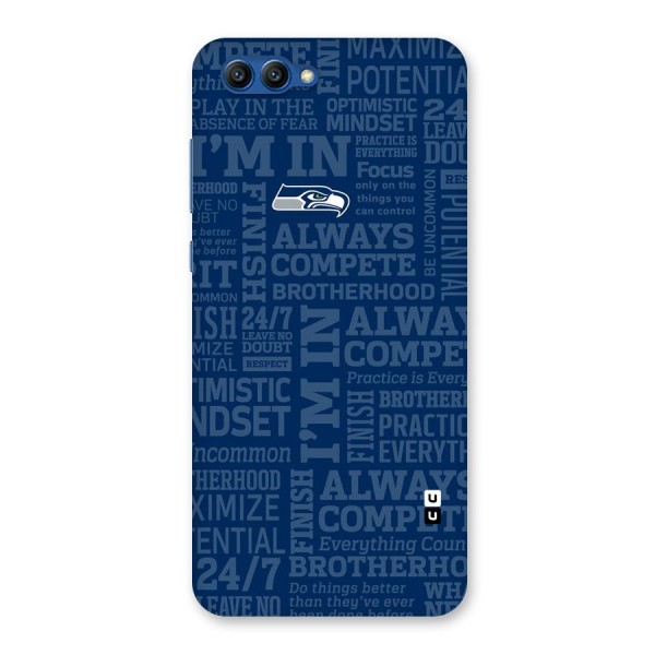 Optimistic Blue Back Case for Honor View 10