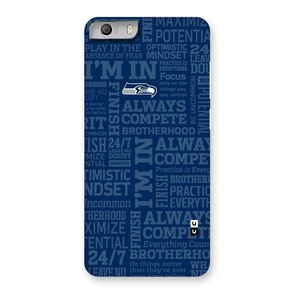 Optimistic Blue Back Case for Micromax Canvas Knight 2