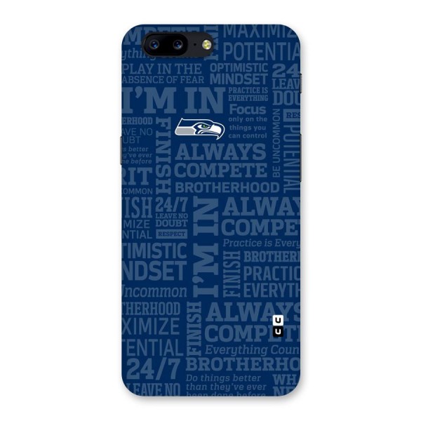 Optimistic Blue Back Case for OnePlus 5