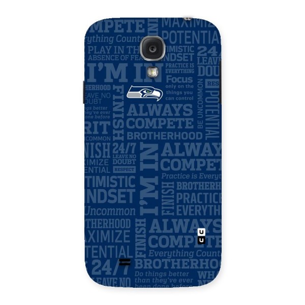 Optimistic Blue Back Case for Samsung Galaxy S4