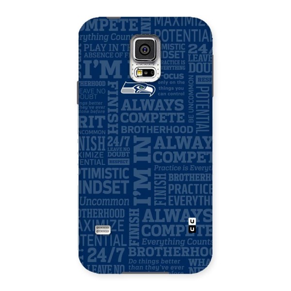 Optimistic Blue Back Case for Samsung Galaxy S5
