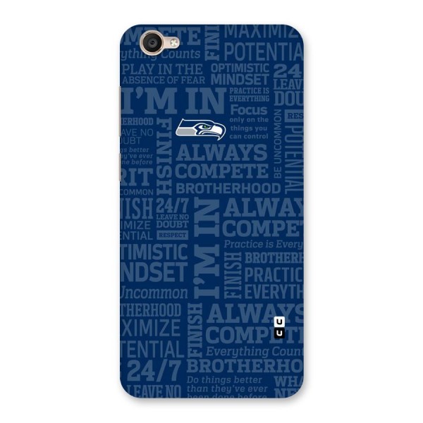 Optimistic Blue Back Case for Vivo Y55L