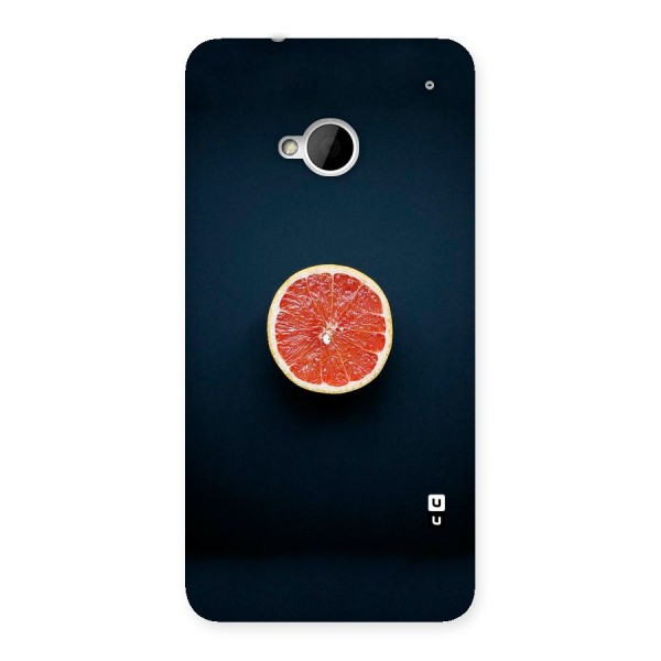 Orange Design Back Case for HTC One M7