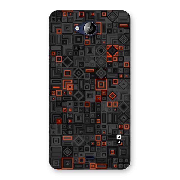 Orange Shapes Abstract Back Case for Canvas Play Q355