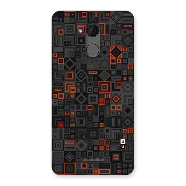 Orange Shapes Abstract Back Case for Coolpad Note 5
