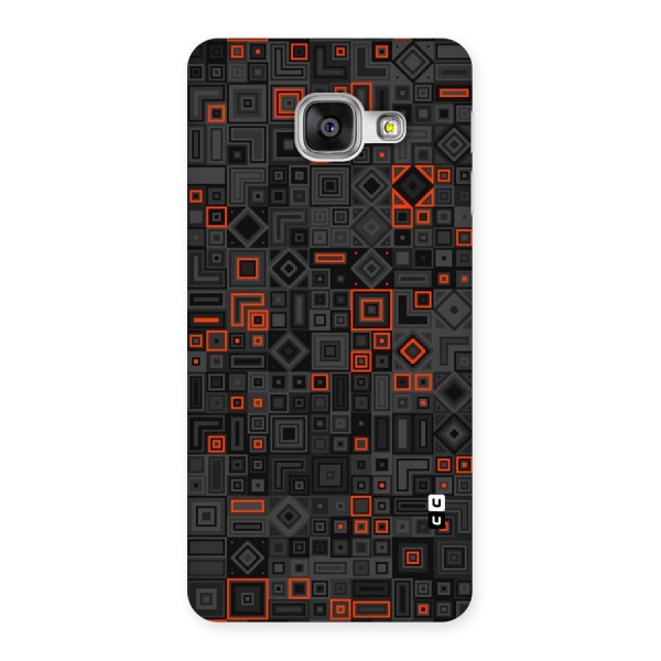 Orange Shapes Abstract Back Case for Galaxy A3 2016