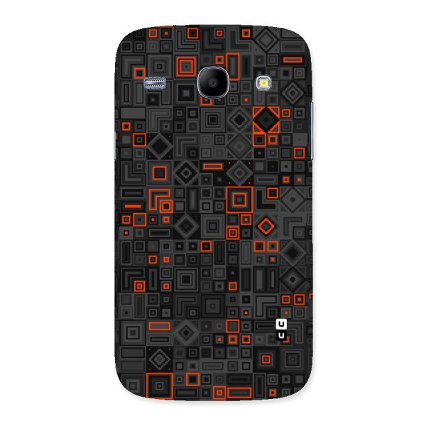 Orange Shapes Abstract Back Case for Galaxy Core