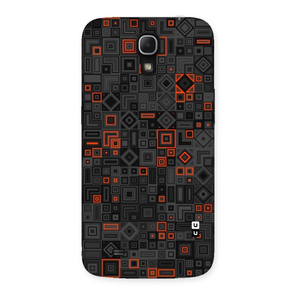 Orange Shapes Abstract Back Case for Galaxy Mega 6.3
