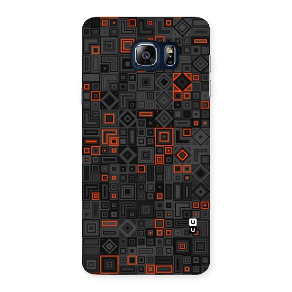 Orange Shapes Abstract Back Case for Galaxy Note 5