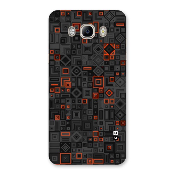 Orange Shapes Abstract Back Case for Galaxy On8