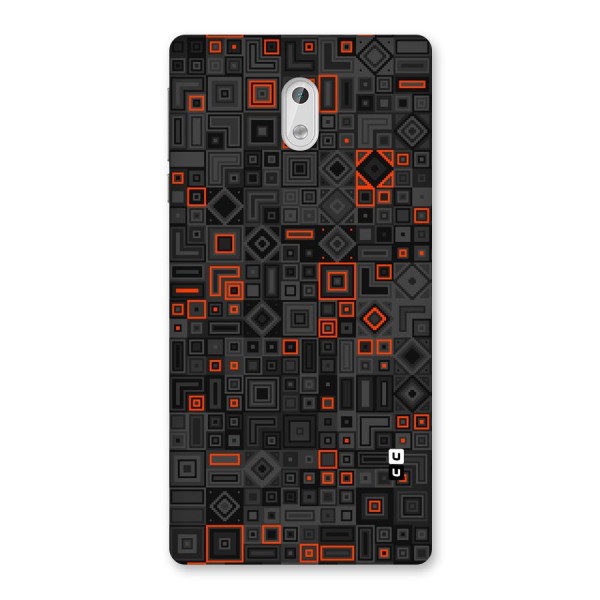 Orange Shapes Abstract Back Case for Nokia 3