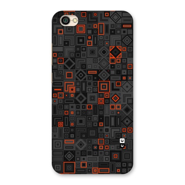 Orange Shapes Abstract Back Case for Redmi Y1 Lite
