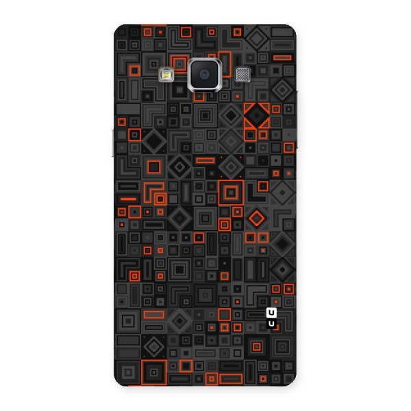 Orange Shapes Abstract Back Case for Samsung Galaxy A5