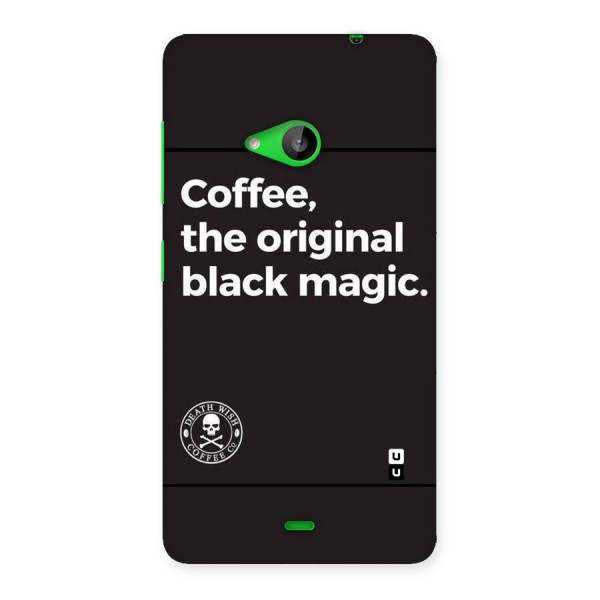 Original Black Magic Back Case for Lumia 535