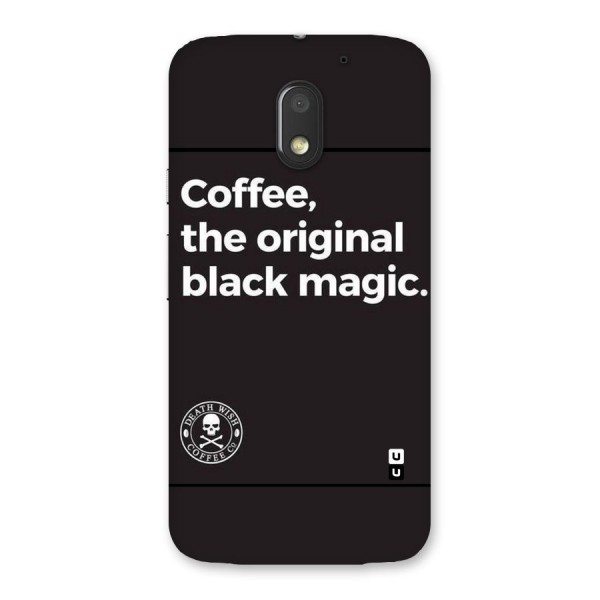 Original Black Magic Back Case for Moto E3 Power