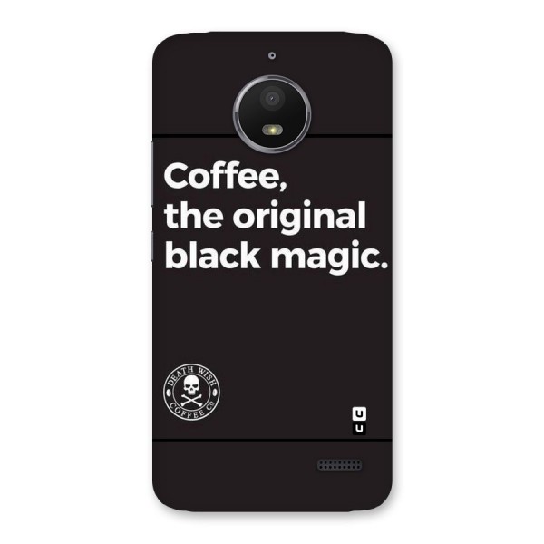 Original Black Magic Back Case for Moto E4