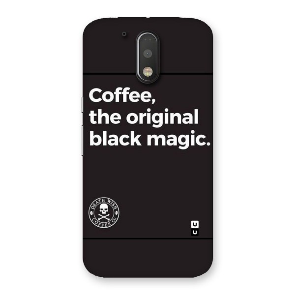 Original Black Magic Back Case for Motorola Moto G4
