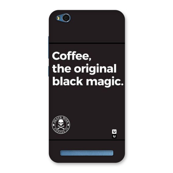 Original Black Magic Back Case for Redmi 5A