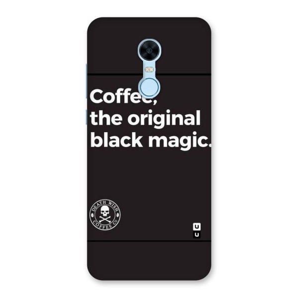 Original Black Magic Back Case for Redmi Note 5