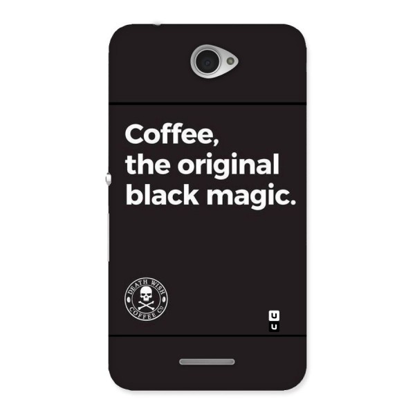 Original Black Magic Back Case for Sony Xperia E4