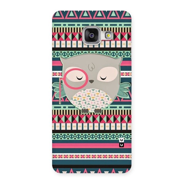 Owl Cute Pattern Back Case for Galaxy A3 2016
