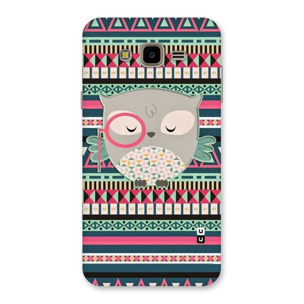Owl Cute Pattern Back Case for Galaxy J7 Nxt