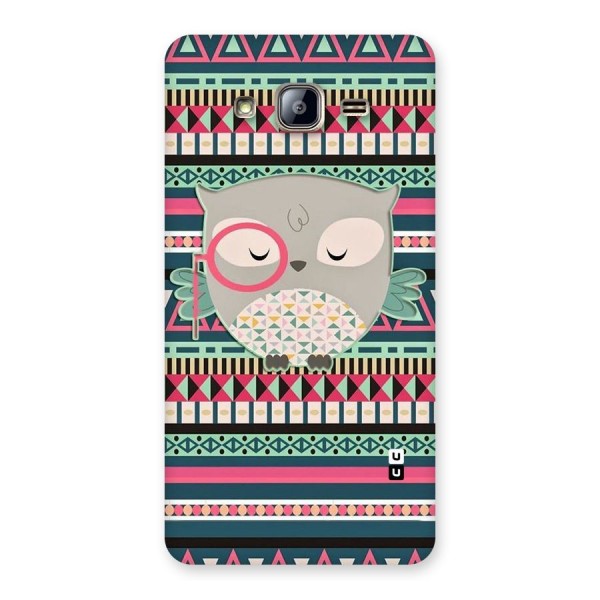 Owl Cute Pattern Back Case for Galaxy On5