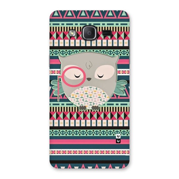 Owl Cute Pattern Back Case for Galaxy On7 Pro