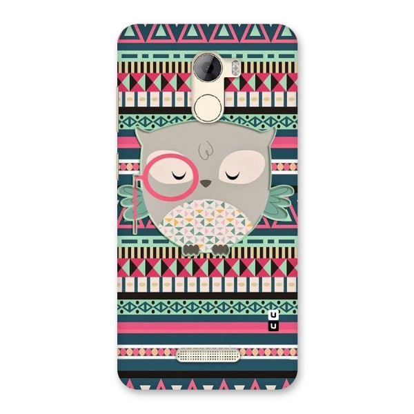 Owl Cute Pattern Back Case for Gionee A1 LIte