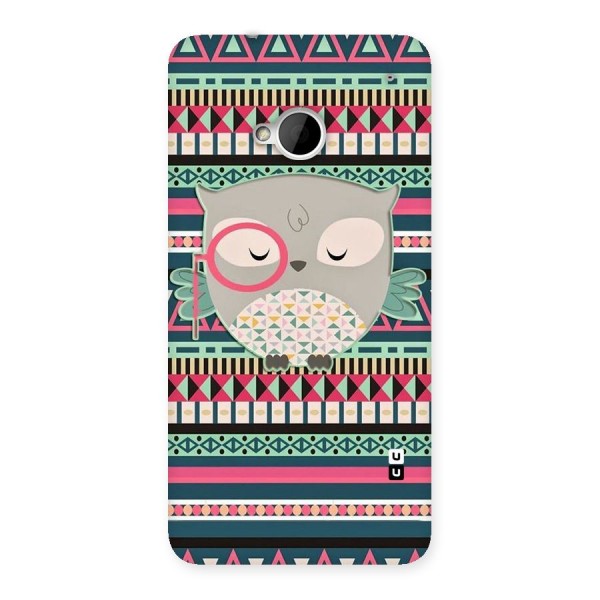 Owl Cute Pattern Back Case for HTC One M7