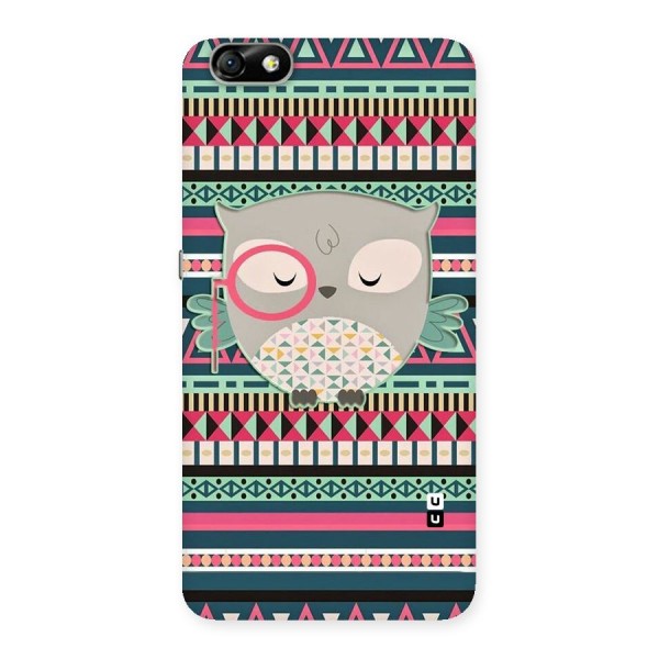 Owl Cute Pattern Back Case for Honor 4X