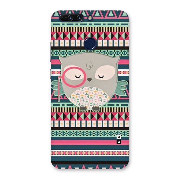 Owl Cute Pattern Back Case for Honor 8 Pro