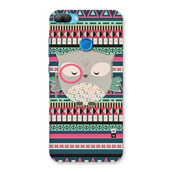 Owl Cute Pattern Back Case for Honor 9N