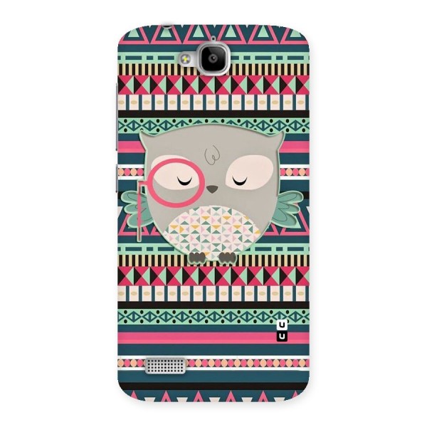 Owl Cute Pattern Back Case for Honor Holly