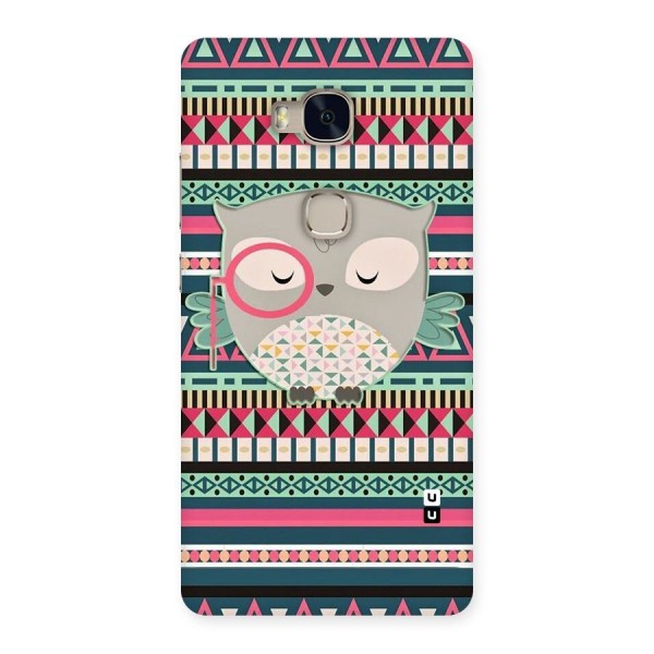 Owl Cute Pattern Back Case for Huawei Honor 5X