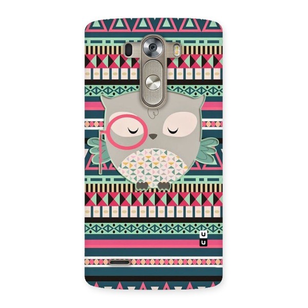 Owl Cute Pattern Back Case for LG G3
