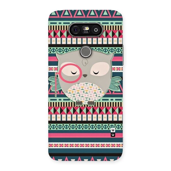 Owl Cute Pattern Back Case for LG G5