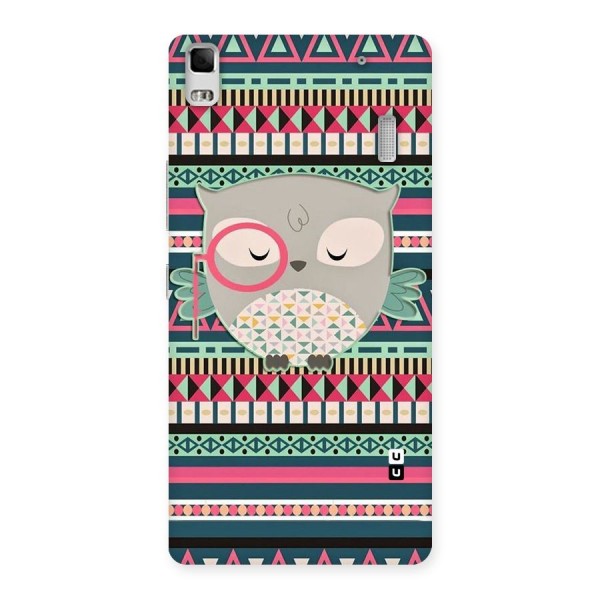 Owl Cute Pattern Back Case for Lenovo A7000
