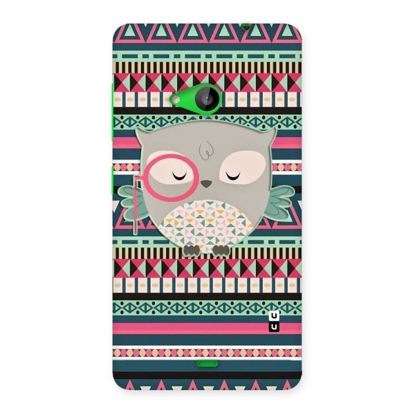 Owl Cute Pattern Back Case for Lumia 535