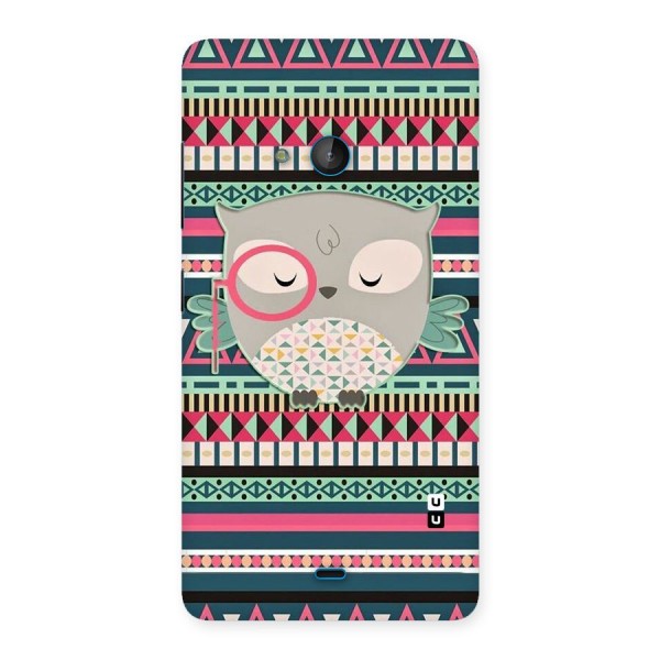 Owl Cute Pattern Back Case for Lumia 540