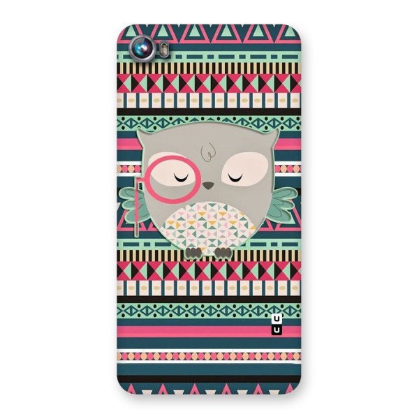 Owl Cute Pattern Back Case for Micromax Canvas Fire 4 A107