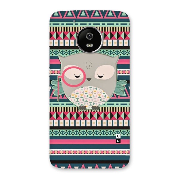 Owl Cute Pattern Back Case for Moto G5