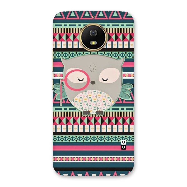 Owl Cute Pattern Back Case for Moto G5s