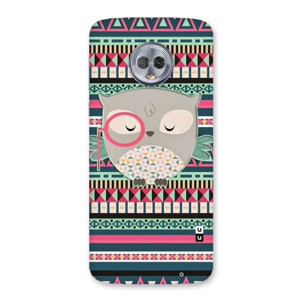 Owl Cute Pattern Back Case for Moto G6 Plus