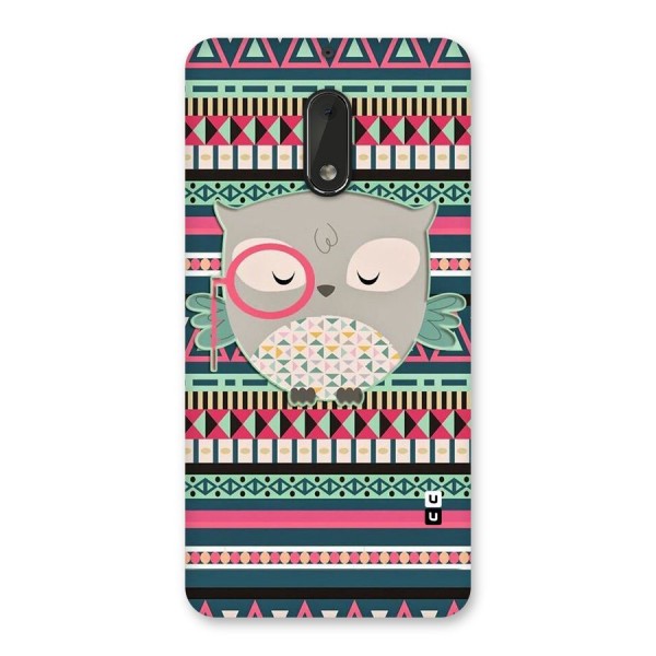 Owl Cute Pattern Back Case for Nokia 6