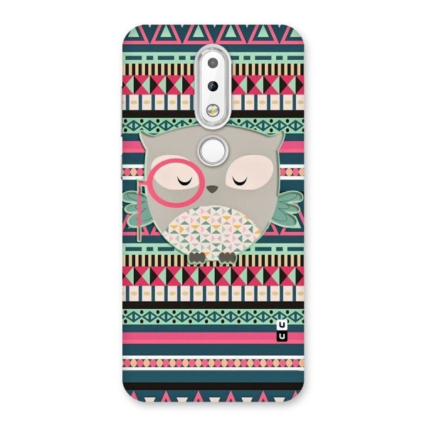 Owl Cute Pattern Back Case for Nokia 6.1 Plus