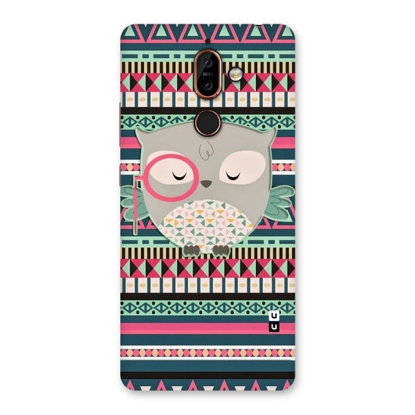 Owl Cute Pattern Back Case for Nokia 7 Plus