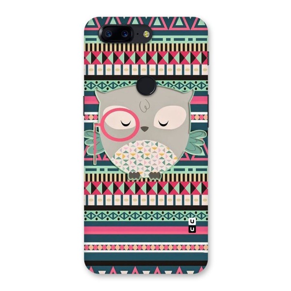 Owl Cute Pattern Back Case for OnePlus 5T