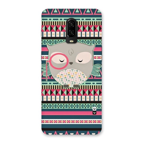 Owl Cute Pattern Back Case for OnePlus 6T